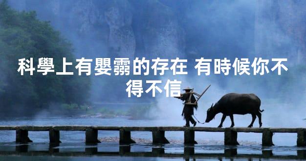 科學上有嬰霛的存在 有時候你不得不信